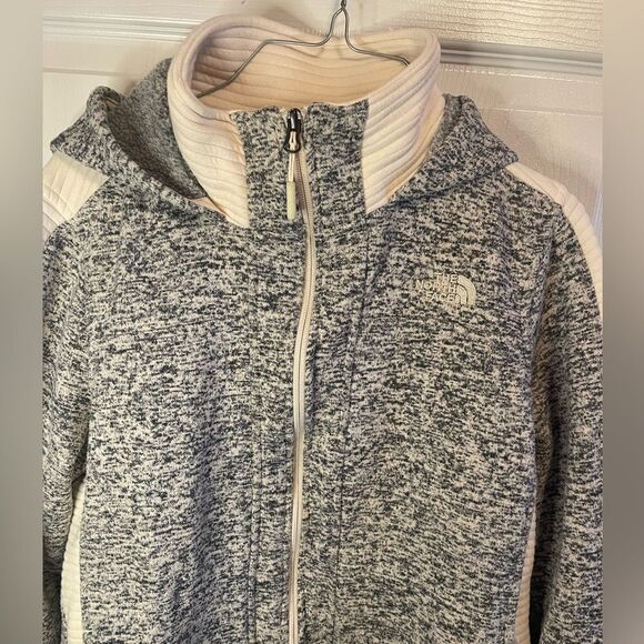 Women’s North Face zippered hoodie sz L - Picture 2 of 6